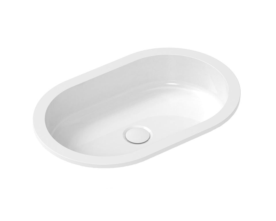 ADP Mila Gloss White Under Counter Basin