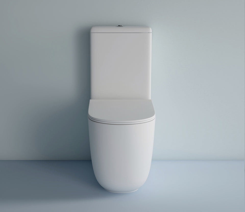 Studio Bagno Milady Rimless Back to Wall Suite - Matte White (MIL001/MW) 2