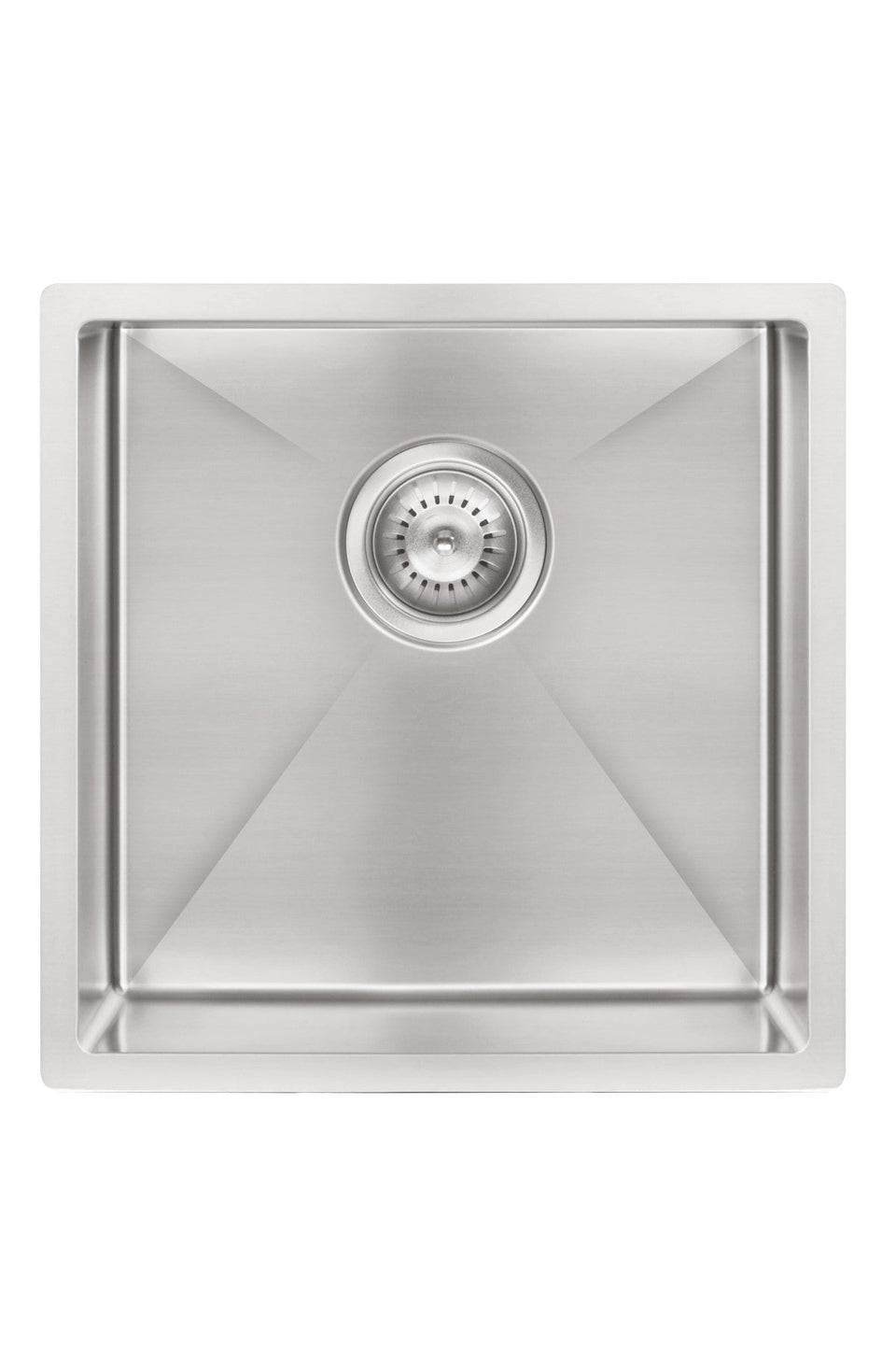 Meir Kitchen Sink - Single Bowl - Brushed Nickel / 450x450mm (MKSP-S450450-NK)