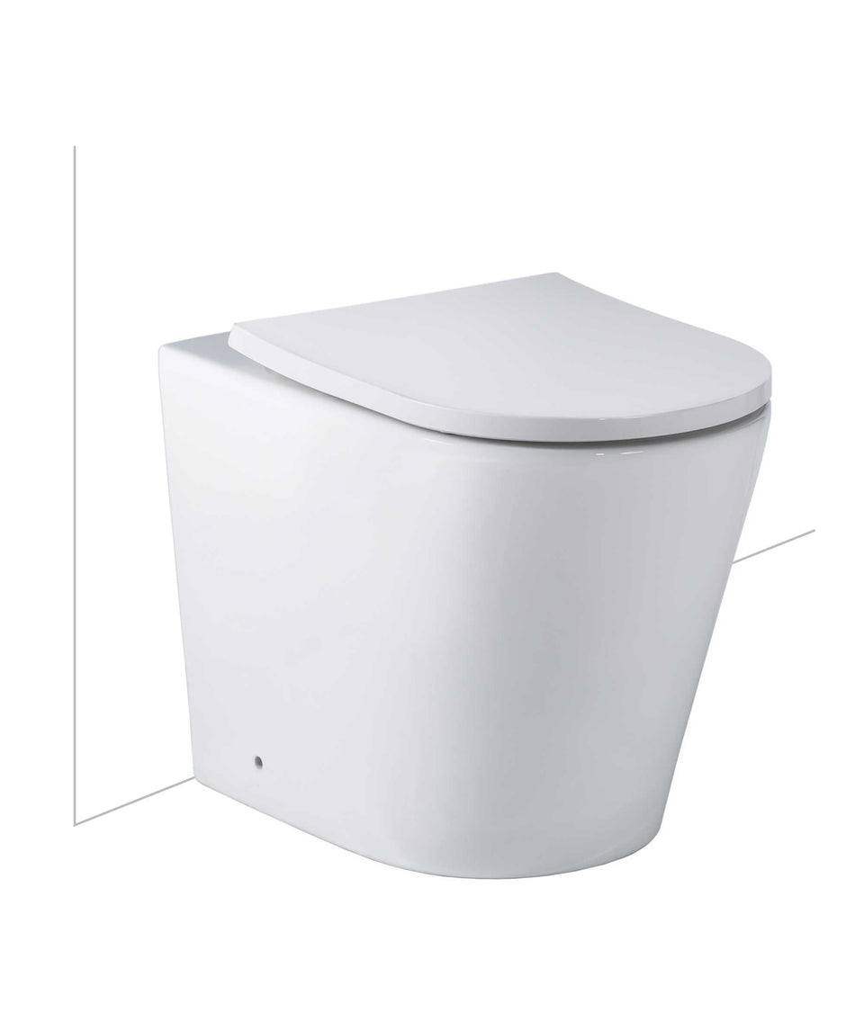 191770 | Modia Floor Mount toilet suite – choice of seats