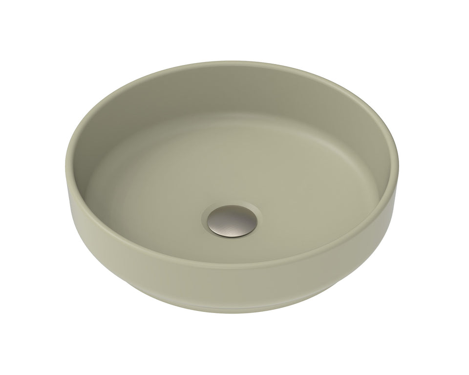 ADP Monroe 400mm Above Counter Basin Matte Olive