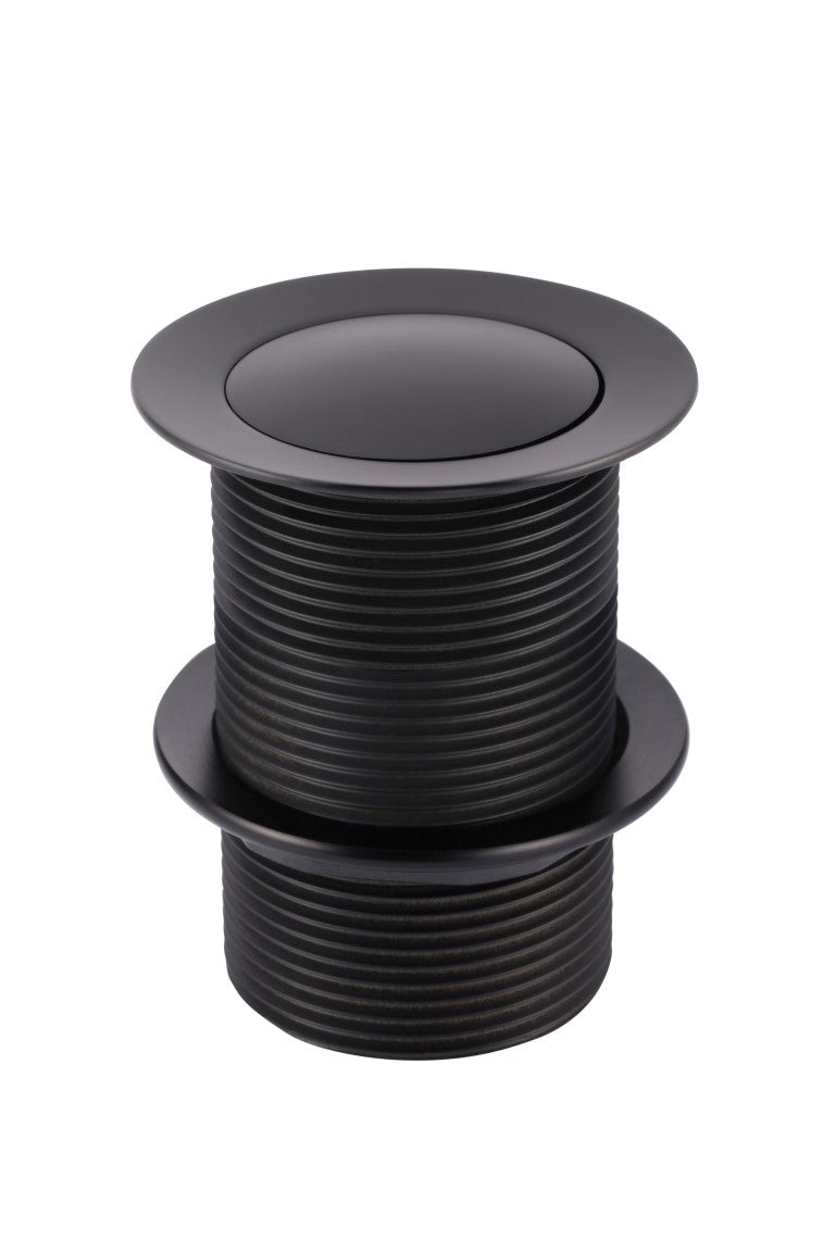 Bath Pop Up Waste 40mm - No Overflow / Unslotted - Matte Black