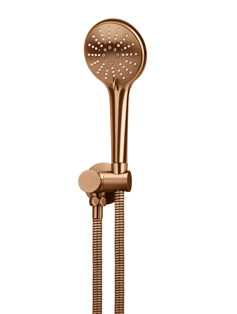Meir Round 3 Function Hand Shower on Swivel Bracket - PVD Lustre Bronze (MZ06-PVDBZ)
