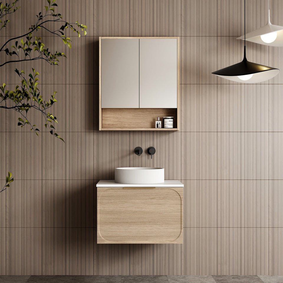Cicero 600mm Shaving Cabinet - front view
