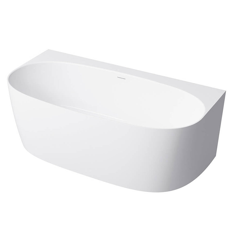 Turner Hastings Narva 158 x 86 MagnaCast Back To Wall Bath