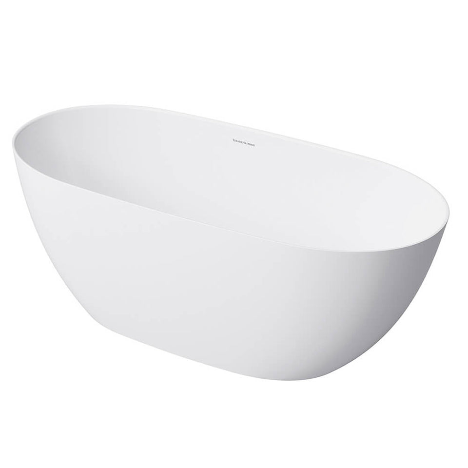 Turner Hastings Narva 160 x 74 MagnaCast Free Standing Bath - Gloss White (NA1600MCB-GW)