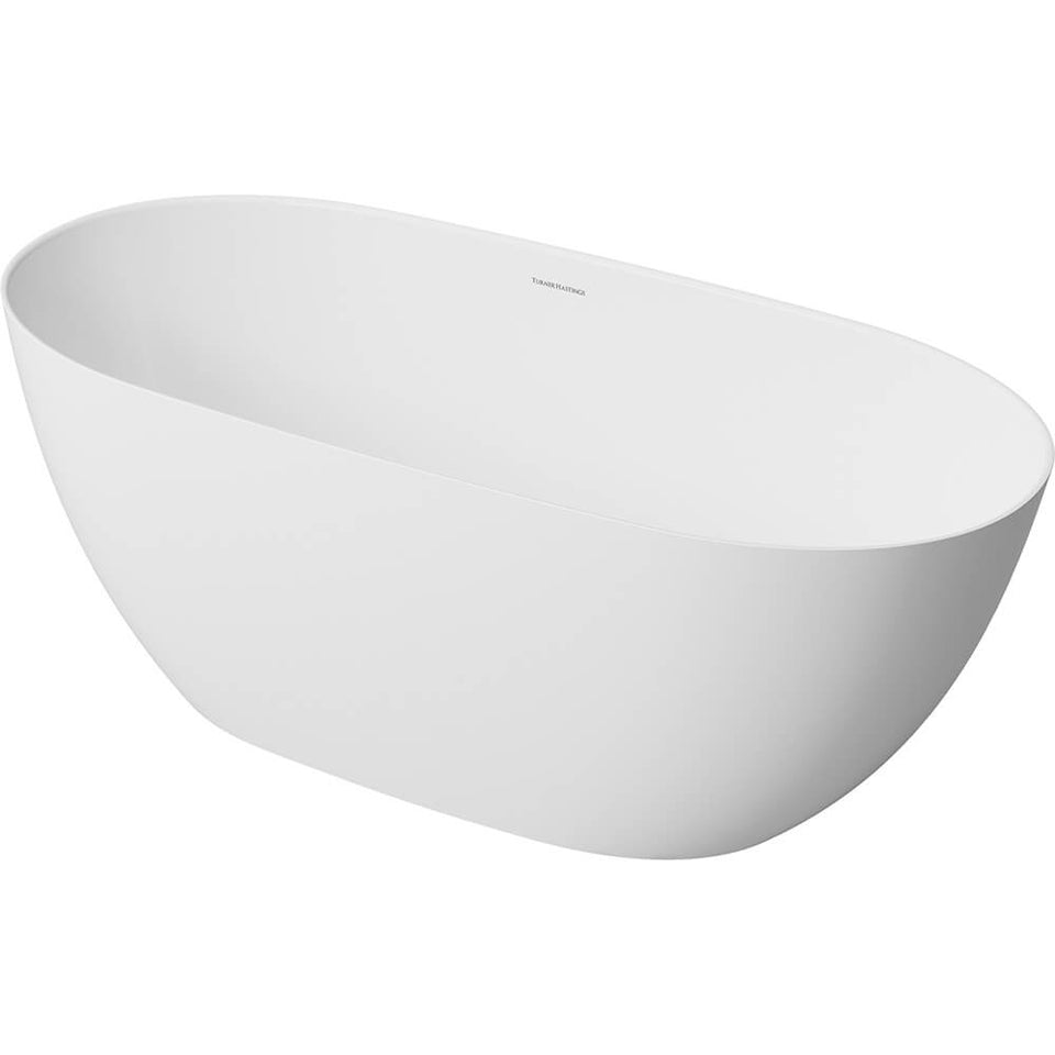 Turner Hastings Narva 160 x 74 MagnaCast Free Standing Bath - Matte White (NA1600MCB)