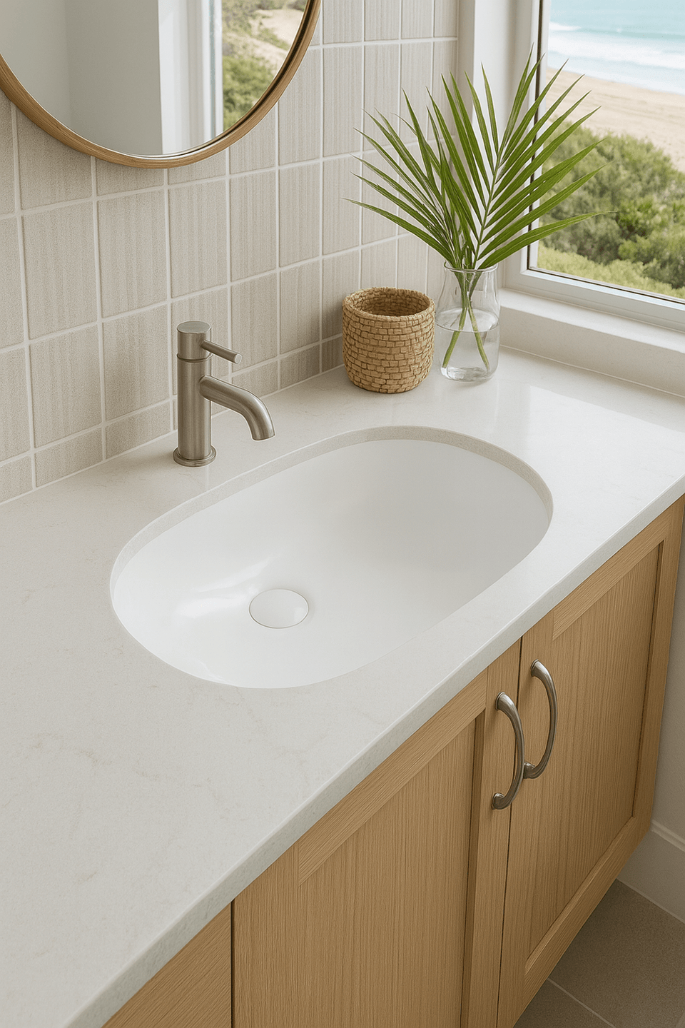 Turner Hastings Narva 57x 39 Undercounter Pill Basin - Gloss White (NA571UPB-GW) 3