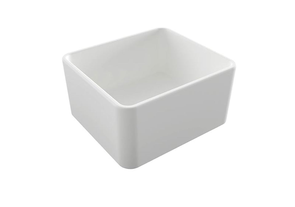 Turner Hastings Novi 51 x 46 Fine Fireclay Gloss White Farmhouse Butler Sink (NO51FS)