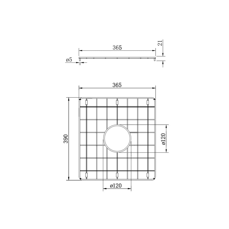 Turner Hastings Novi 85 Protective Stainless Steel Grid (NO85SSG) 3