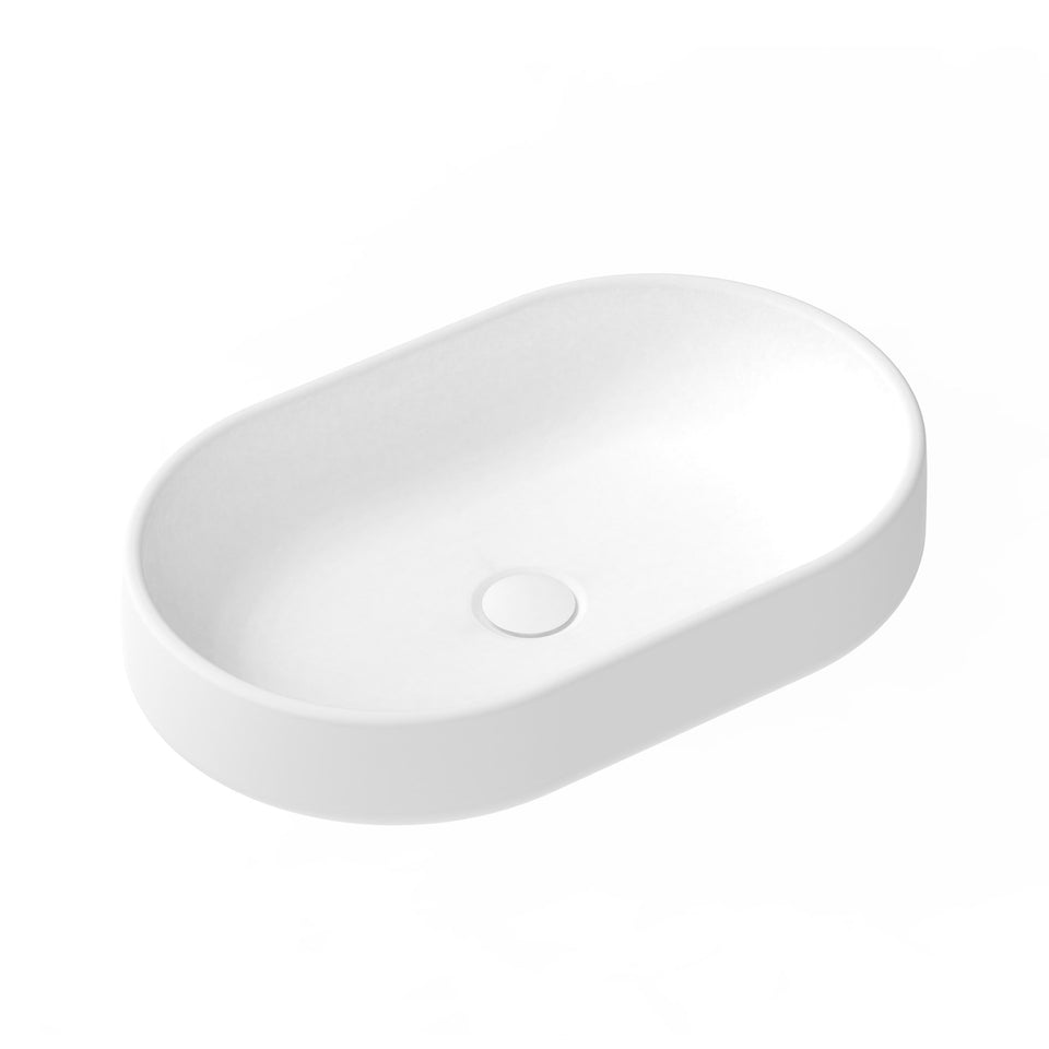 ADP Norma Concrete 550 x 350 Above Counter Basin - Sea Salt