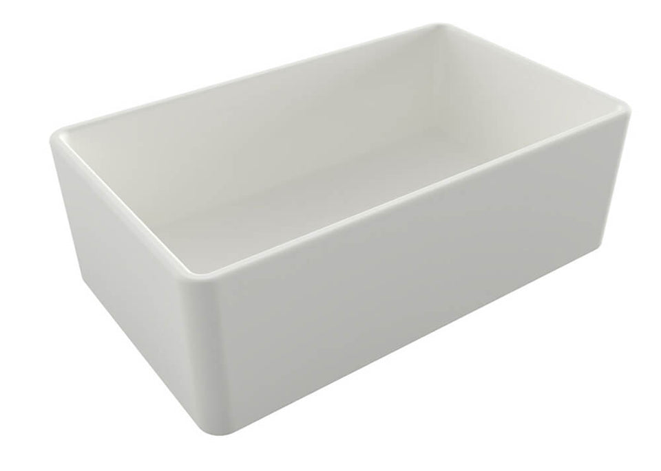 Turner Hastings Novi 75 x 46 Fine Fireclay Farmhouse Butler Sink - Matte White (NO753FS-MW)