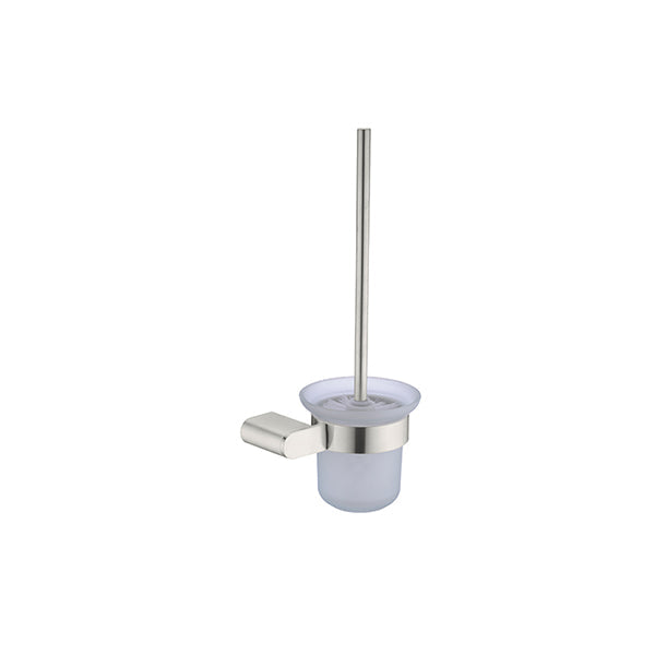 Nero Bianca Toilet Brush Holder - Brushed Nickel (NR9088BN)