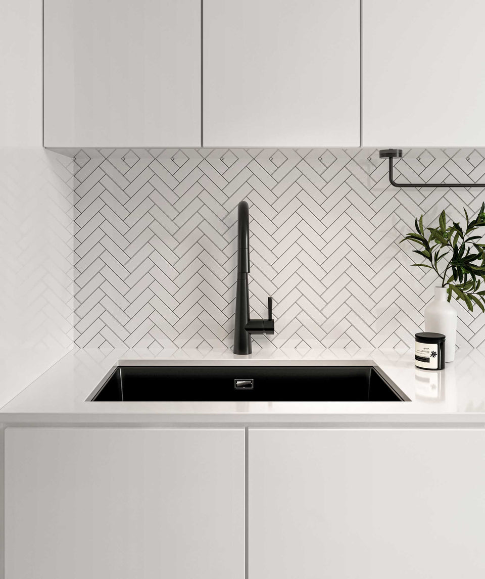 191037 | Oros 750 Arqstone sink – Black