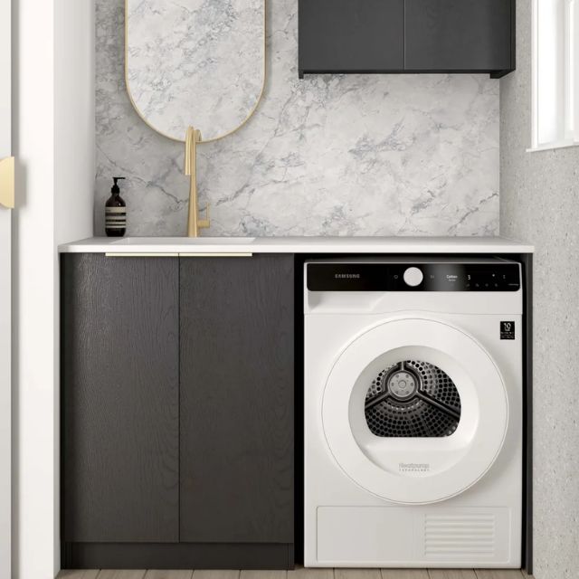 Otti Byron 1305mm Laundry Set A - Black Oak