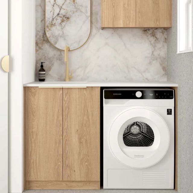 Otti Byron 1305mm Laundry Set A - Natural Oak