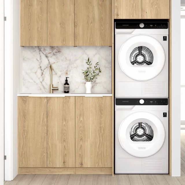 Otti Byron 1715mm Laundry Set C - Natural Oak