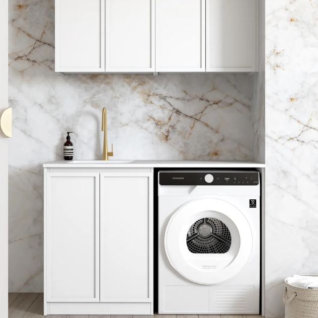 Otti Hampshire 1305mm Laundry Set B - White