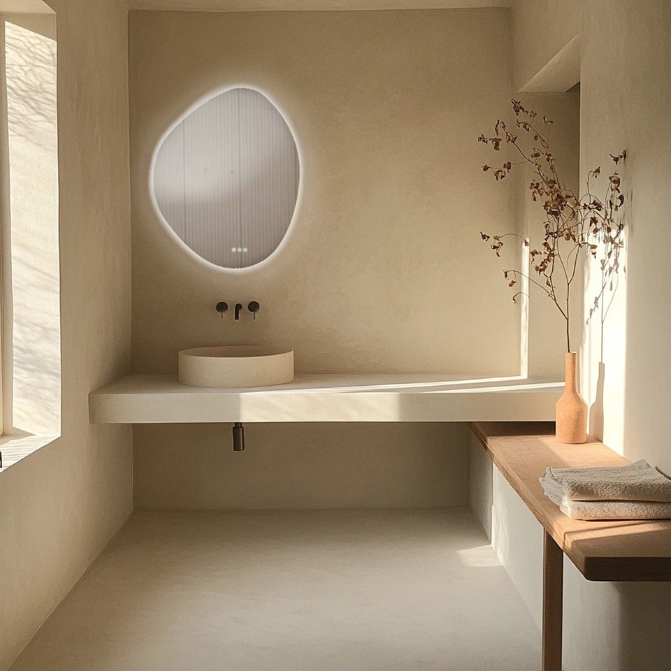 Radiant FLESS Frameless - PEBL - 700mm x 900mm LED Mirror (FLESSPEB7090)