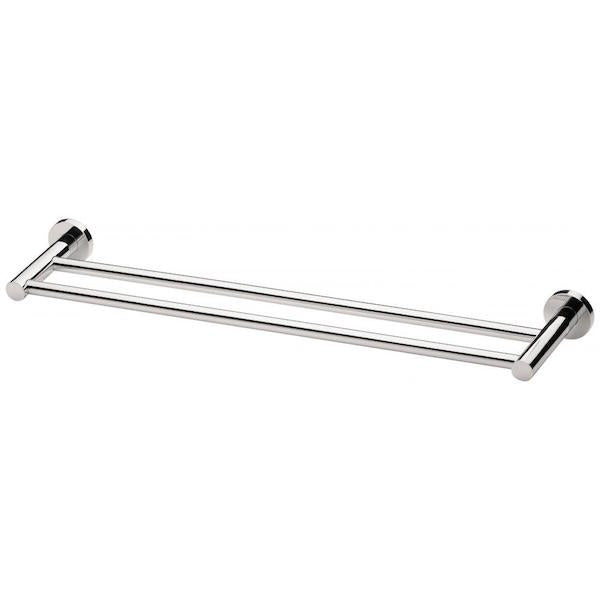 Phoenix Tapware Radii Double Towel Rail Round Plate