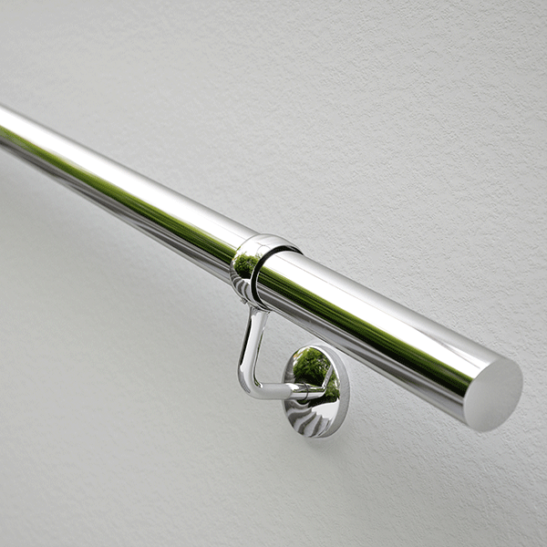 Rothley Baroque Handrail Kit Polished Stainless Steel