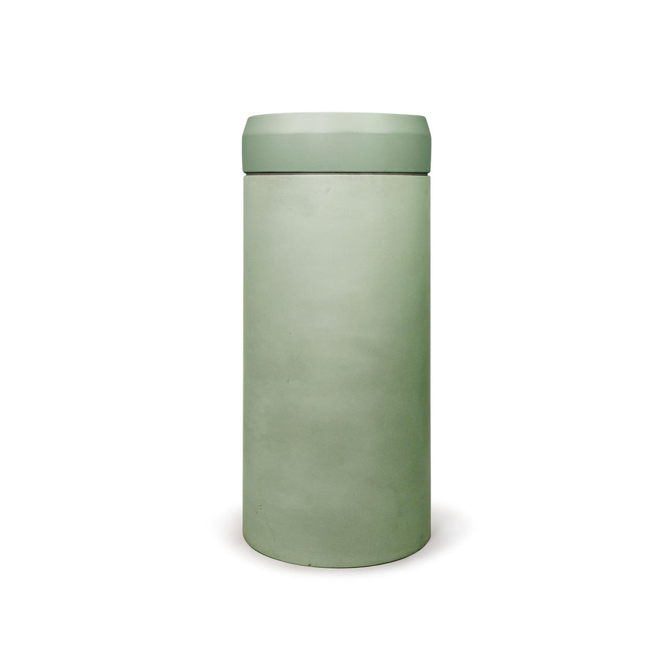 Nood Co Cylinder with Tray - Prism Circle Basin  (Mint,Sky Grey)