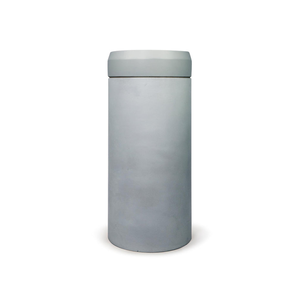 Nood Co Cylinder with Tray - Prism Circle Basin  (Powder Blue,Clay)