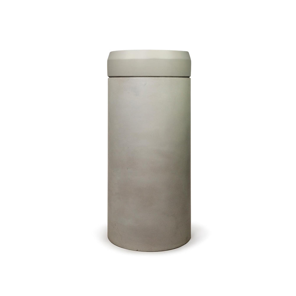 Nood Co Cylinder with Tray - Prism Circle Basin  (Sky Grey,Copan Blue)