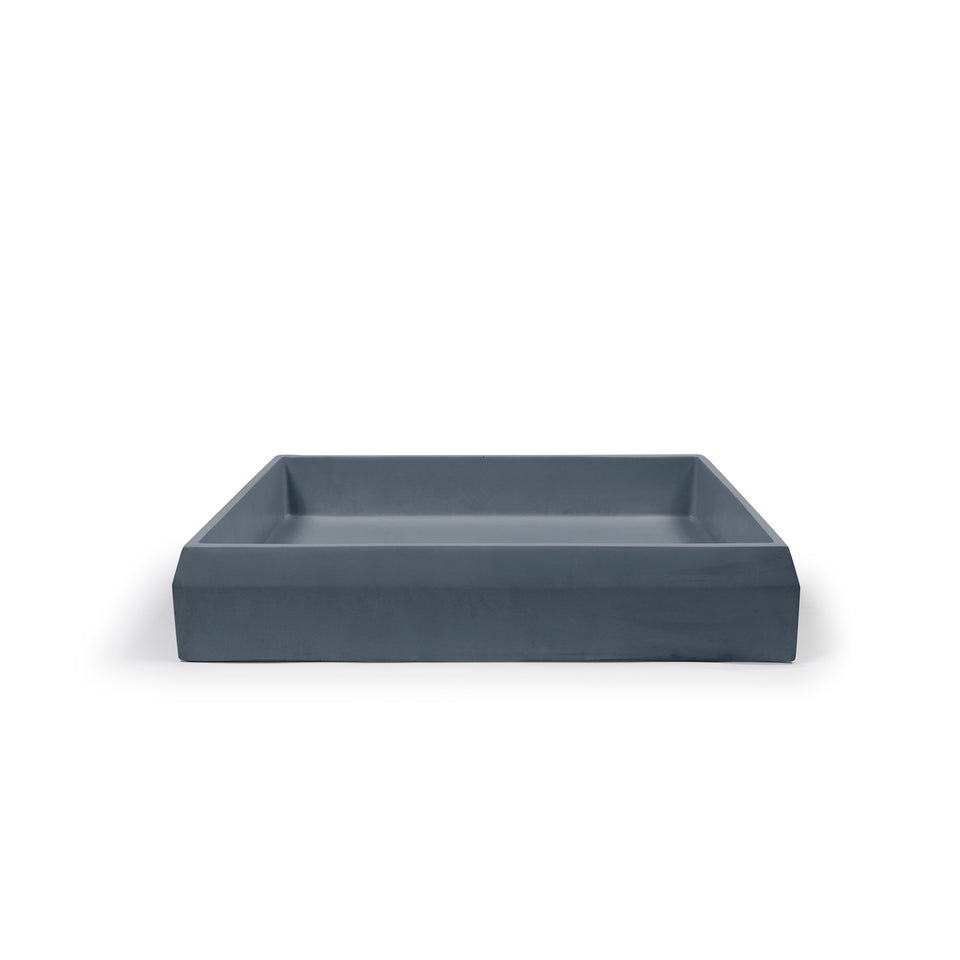 Nood Co Prism Rectangle Basin - Surface Mount (Copan Blue)