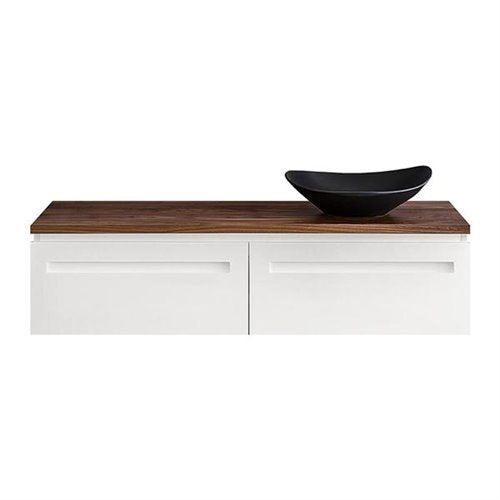 Marquis - Rossi5 1200mm Wall Mounted Vanity with Timber Top &amp; Double Basin