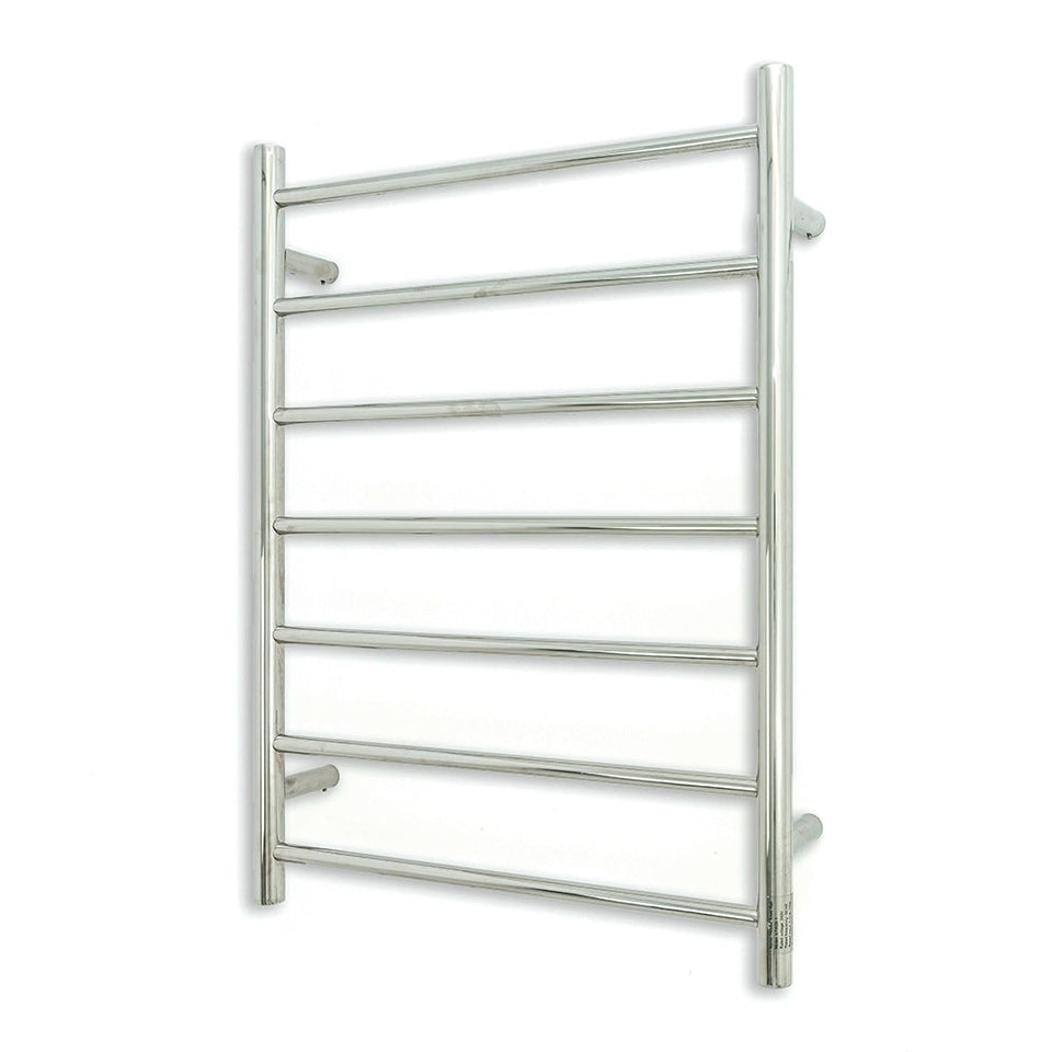 Radiant Heated Round Ladder - Mirror Polished / 600x800mm / Bottom Right (RTR01RIGHT)