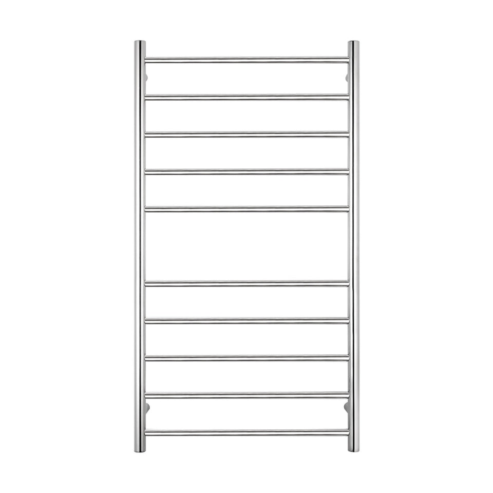Radiant Heated Round Ladder - Mirror Polished / 600x1100mm / Bottom Right (RTR02RIGHT)