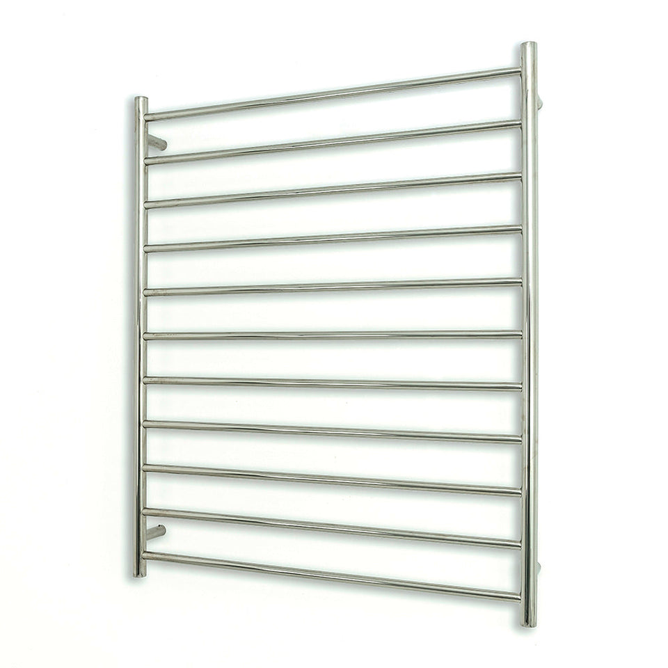 Radiant Heated Round Ladder - Mirror Polished / 900x1100mm / Bottom Right (RTR05RIGHT)