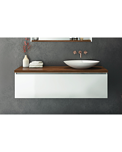 Rifco - Platinum Single Drawer Wall Hung Vanity Timber Top with Above Counter Ceramic Basin