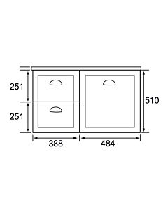 Marquis - Provincial6 900mm Wall Mounted Vanity with Timber Top &amp; Single Basin