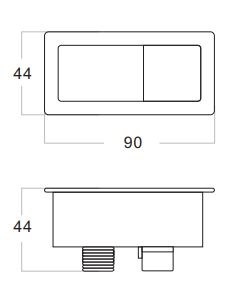 Avis Full Rimless Back to Wall Toilet Gloss White - Poseidon KDK022R