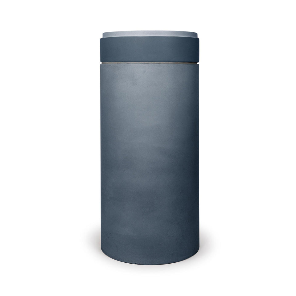 Nood Co Cylinder with Tray - Stepp Circle Basin  (Copan Blue,Pastel Peach)