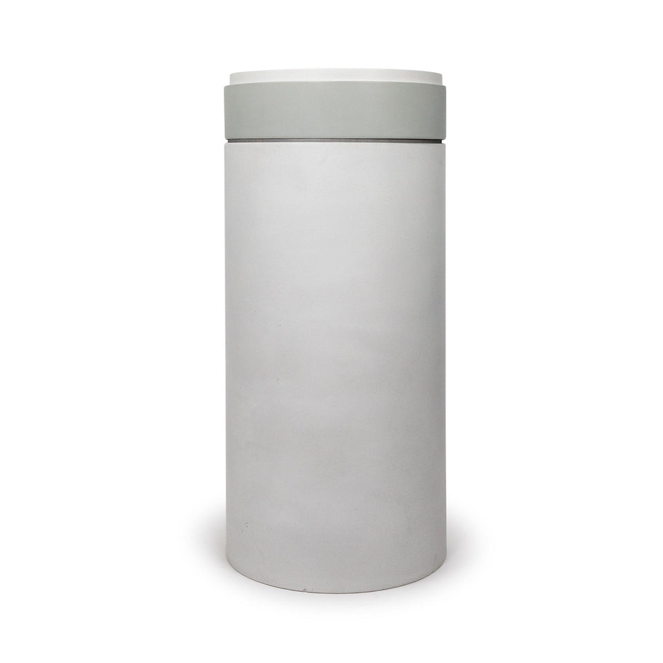 Nood Co Cylinder with Tray - Stepp Circle Basin  (Ivory,Musk)
