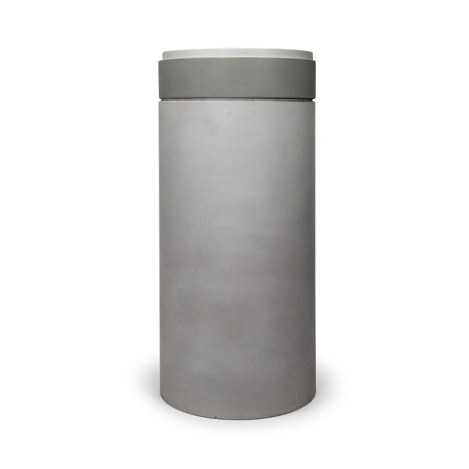 Nood Co Cylinder with Tray - Stepp Circle Basin  (Sky Grey,Blush Pink)
