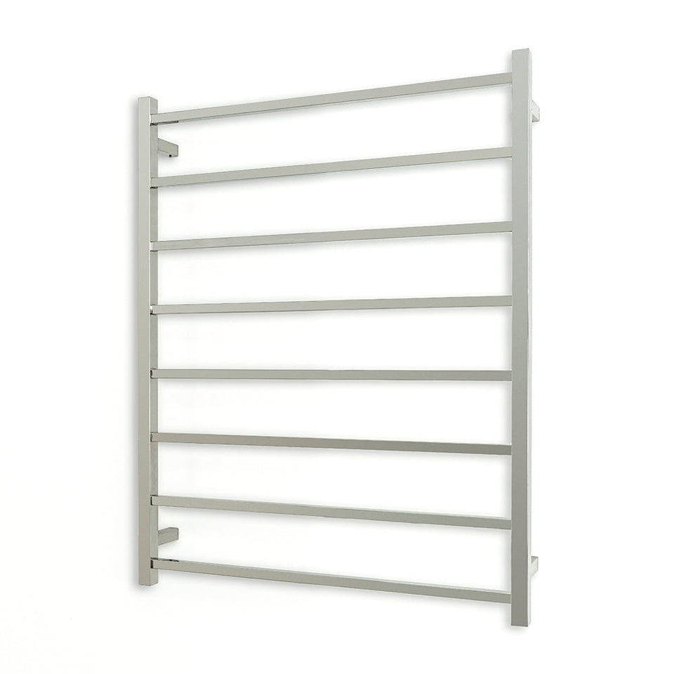 Radiant Heated Square Ladder - Mirror Polished / 800x1000mm / Bottom Left (STR05LEFT)