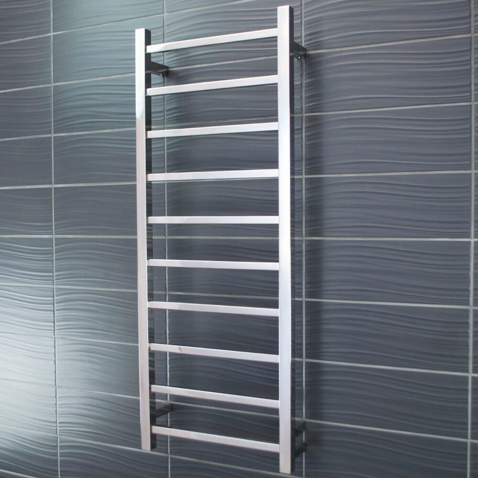 Radiant - Heated Towel Ladder - 430mm x 1100mm - Mirror Polished