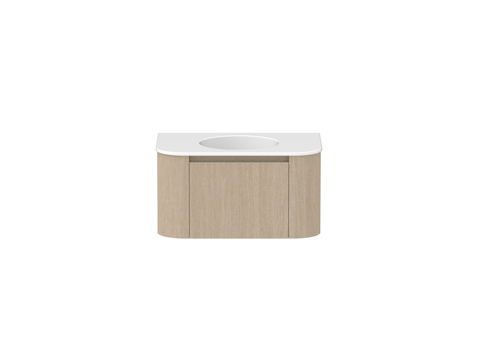 ADP Surry Curved Wall Hung Vanity Ceramic Benchtop