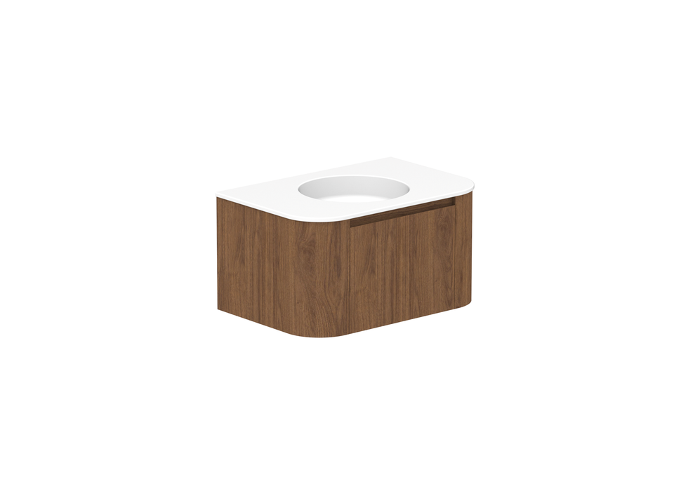 ADP Surry Curved Wall Hung Vanity Ceramic Benchtop