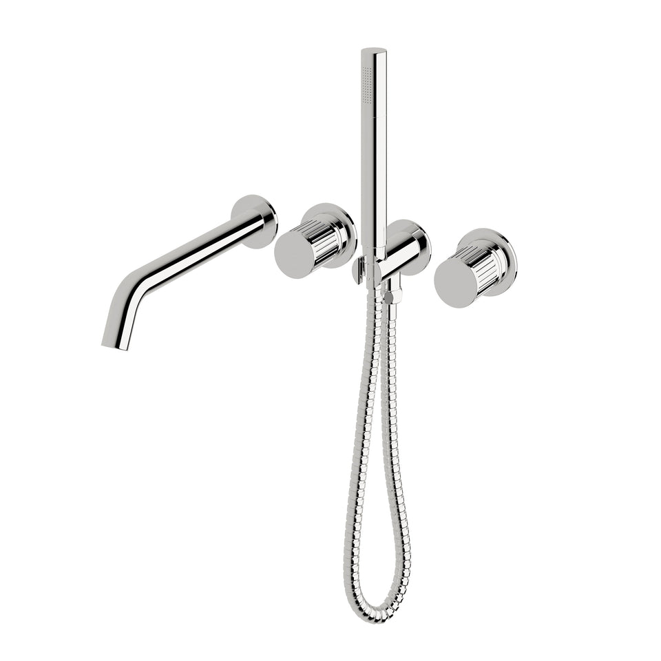 Sussex Circa Vertex Bath Mixer System With Handshower Masterfit Only - 250mm (RBMS250RH-V-MF)