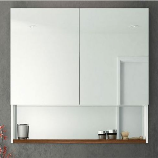 Rifco - Refelect 1000mm T2 Shaving Cabinet with Timber Shelf