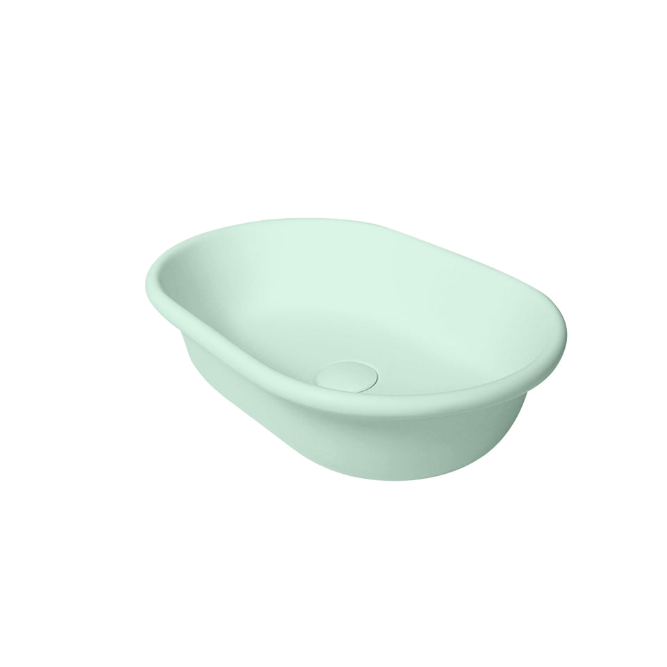 Turner Hastings Blanche 53 x 36 TitanCast Solid Surface Above Counter Basin — Special Finish