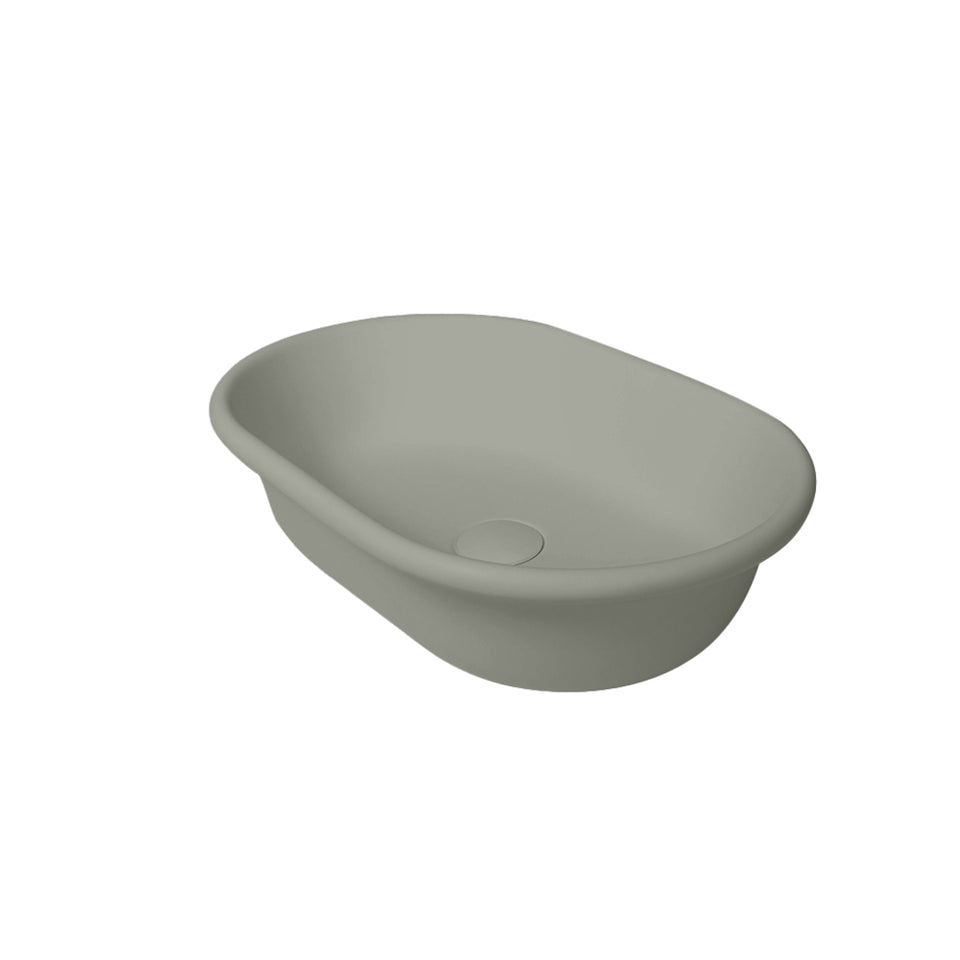 Turner Hastings Blanche 53 x 36 TitanCast Solid Surface Above Counter Basin — Special Finish