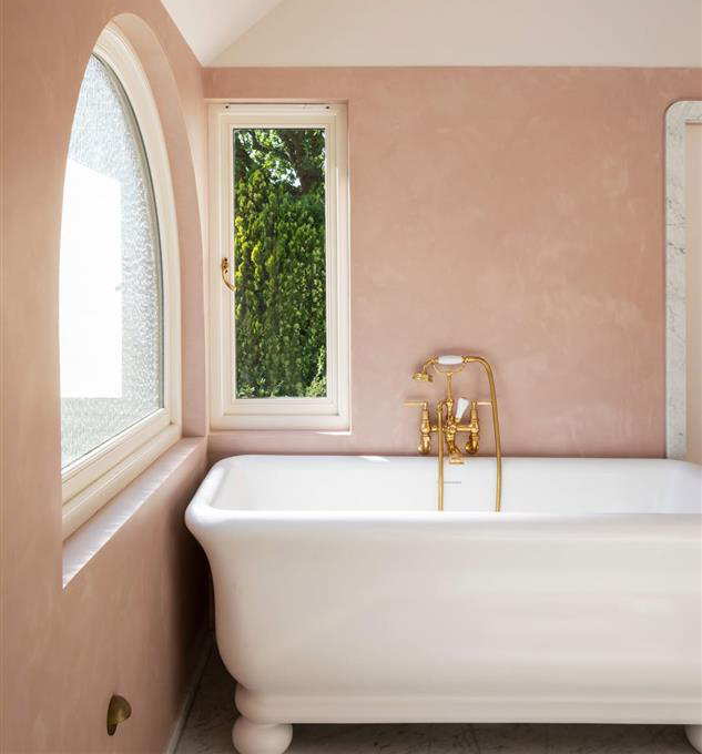 Turner Hastings Kirkham 160 x 85 TitanCast Solid Surface Freestanding Bath with Ball Feet — Satin Silk White
