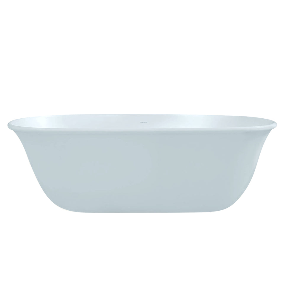 Turner Hastings Blanche 162 x 77 TitanCast Solid Surface Freestanding Bath — Special Finish