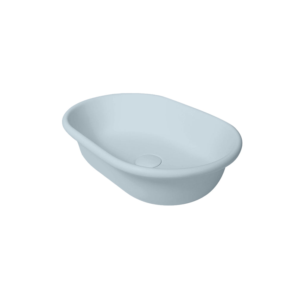Turner Hastings Blanche 53 x 36 TitanCast Solid Surface Above Counter Basin — Special Finish